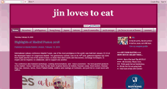 Desktop Screenshot of jinlovestoeat.com
